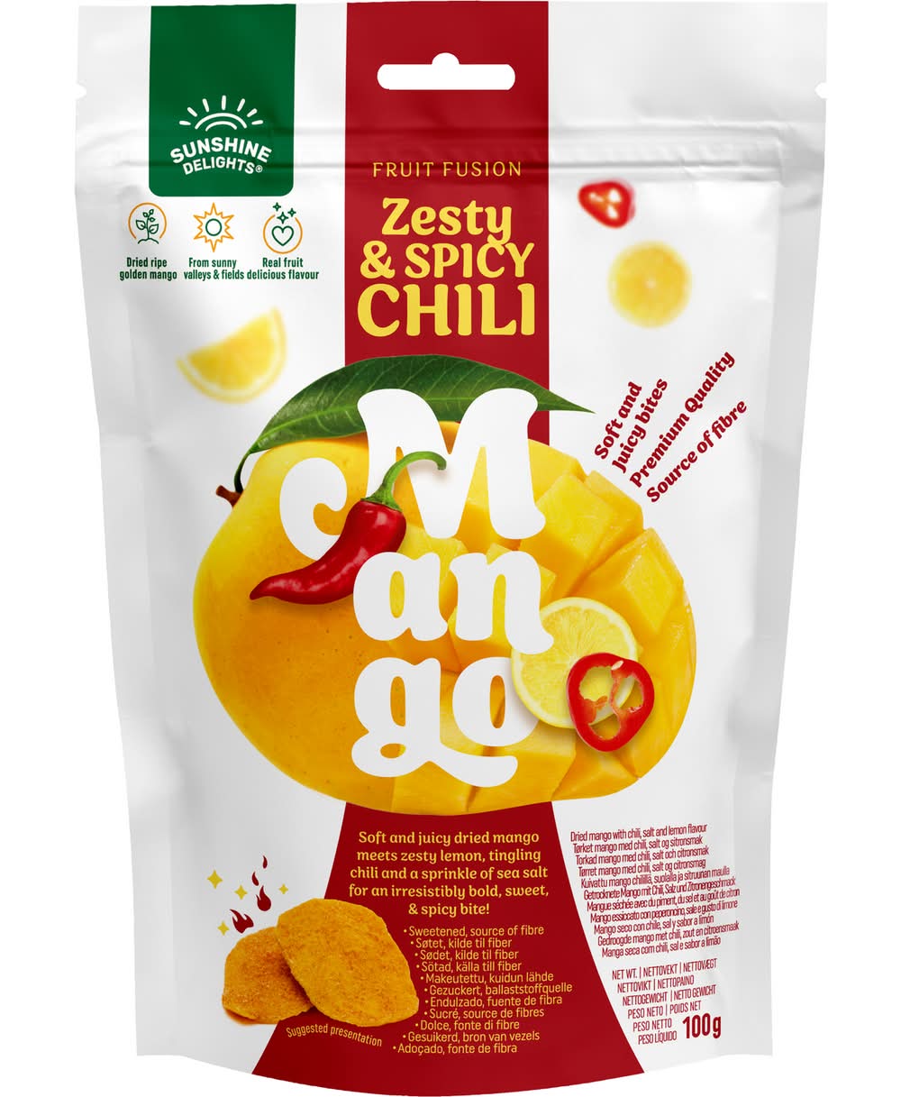 Sunshine Delights Fresh & Spicy Chili Mango 100g