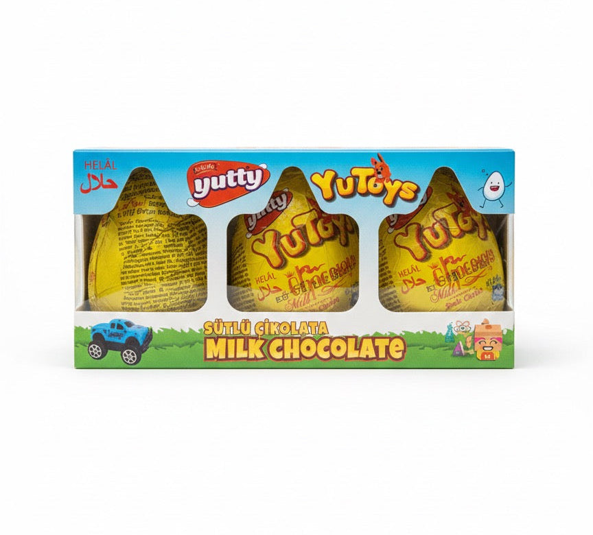 Yutty Yu Toys 3 Sjokolade Egg