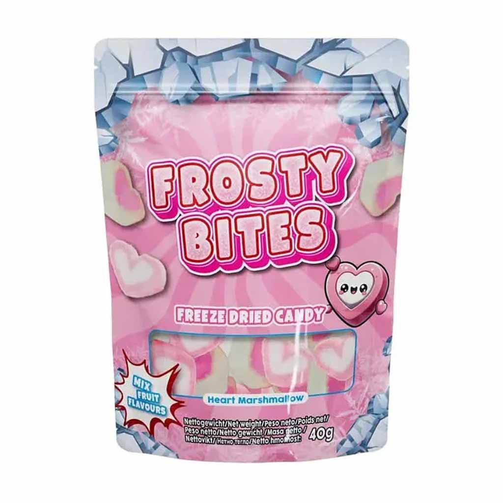 Frosty Bites Heart Marshmallow 40g