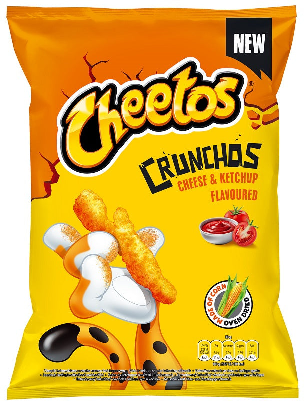 Cheetos Crunchos Cheese & Ketchup 165g