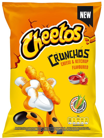 Cheetos Crunchos Cheese & Ketchup 165g