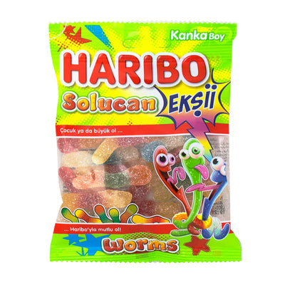 Haribo Worms Sour Halal 80g