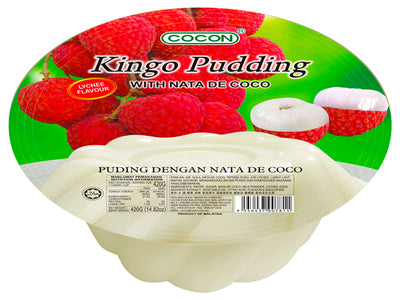 Cocon Kingo Pudding Lychee Nata de Coco 420g