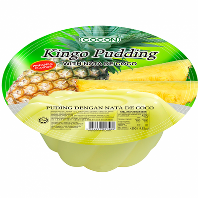 Cocon Kingo Pudding Pineapple Nata de Coco 420g