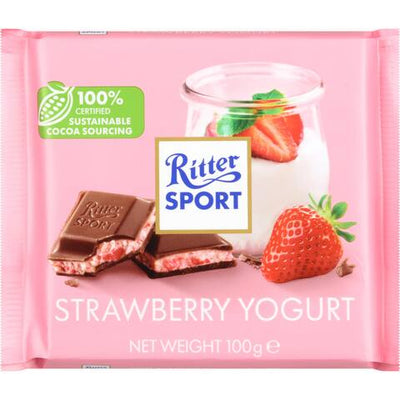 Ritter Sport Strawberry Yogurt 100g