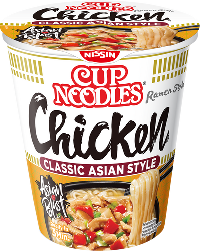 Nissin Cup Noodles Tasty Chicken Asian Style Soup 63g