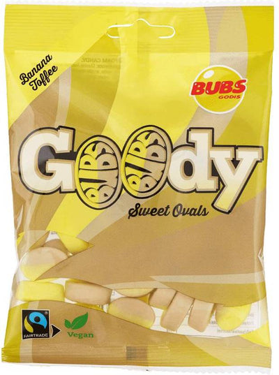 Bubs Goody Banana Toffee Ovals 90g