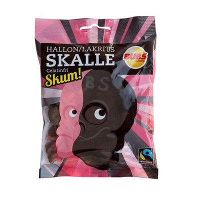 Bubs Lakris og Bringebær Skaller Skum 90 g