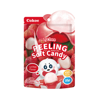 Cokoc Peeling Soft Candy Lychee 75g