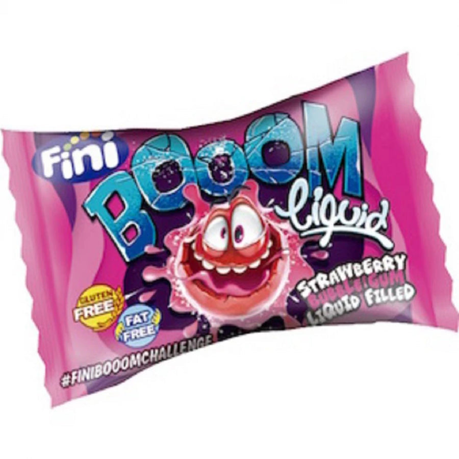 Fini Boom Liquid Bubble Gum Strawberry