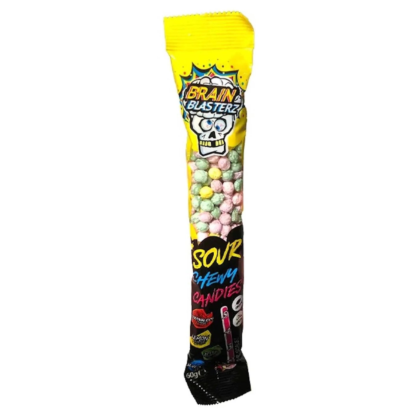 Brain blasterz sour chewy candies 60g