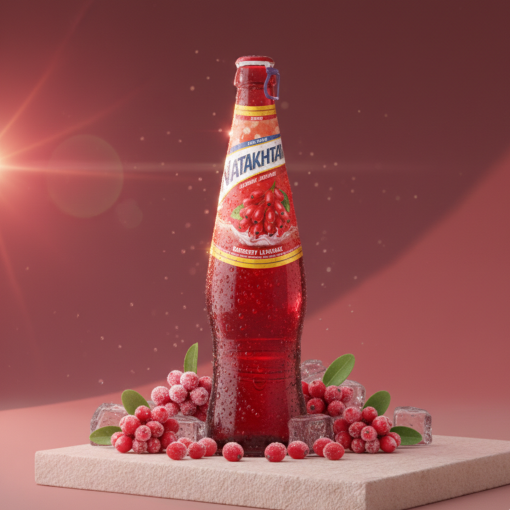 Natakhtari georgian lemonade with rhubarb flavor 500ml