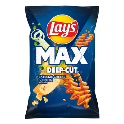 Lays Max Deep-cut Extreme Cheese onion 120g