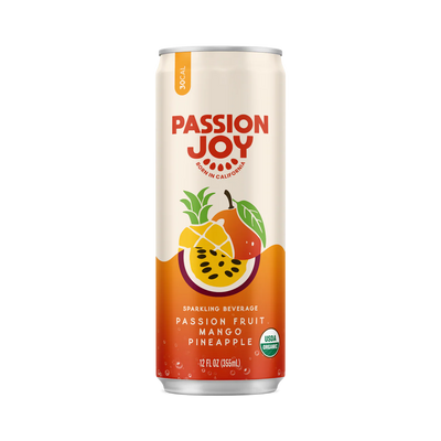 Passion Joy Passionfruit Mango Organic 355ml