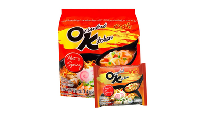 Mama Oriental Kitchen Hot & Spicy Noodle 4pk