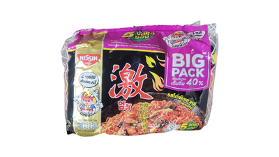 Nissin Korean Hot Chili Chicken Cheese Noodle 5pk