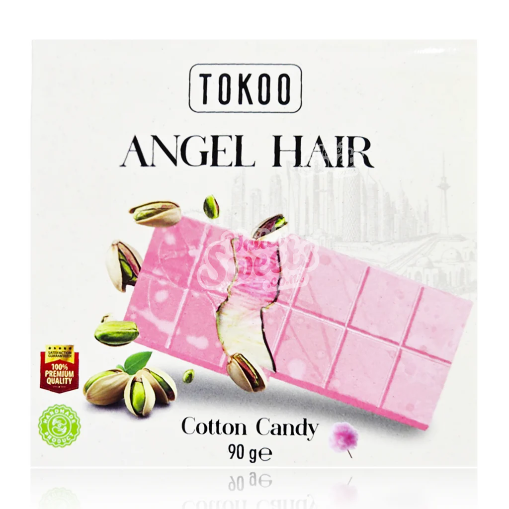 Tokoo Angel Hair PINK Cotton Candy Chocolate 90g