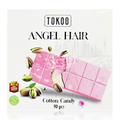 Tokoo Angel Hair PINK Cotton Candy Chocolate 90g