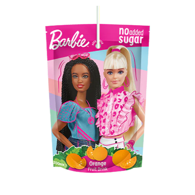 Barbie Orange Fruit Pouch Drink 200ml