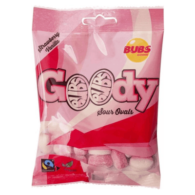 Goody Sour Quads Strawberry Vanilla 90g