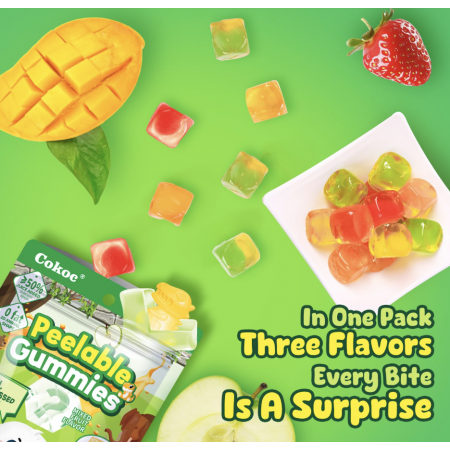 Peelable Gummies Mystery Cube 60g