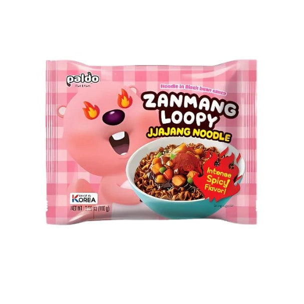 Paldo Zanmang Loopy Jjajang Noodle Korea 110g