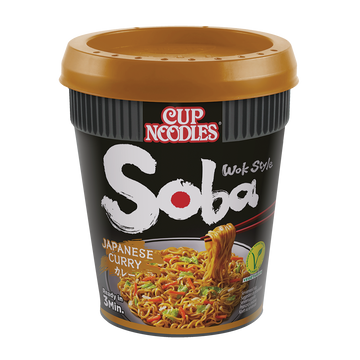 soba cup noodles japanese curry 90g