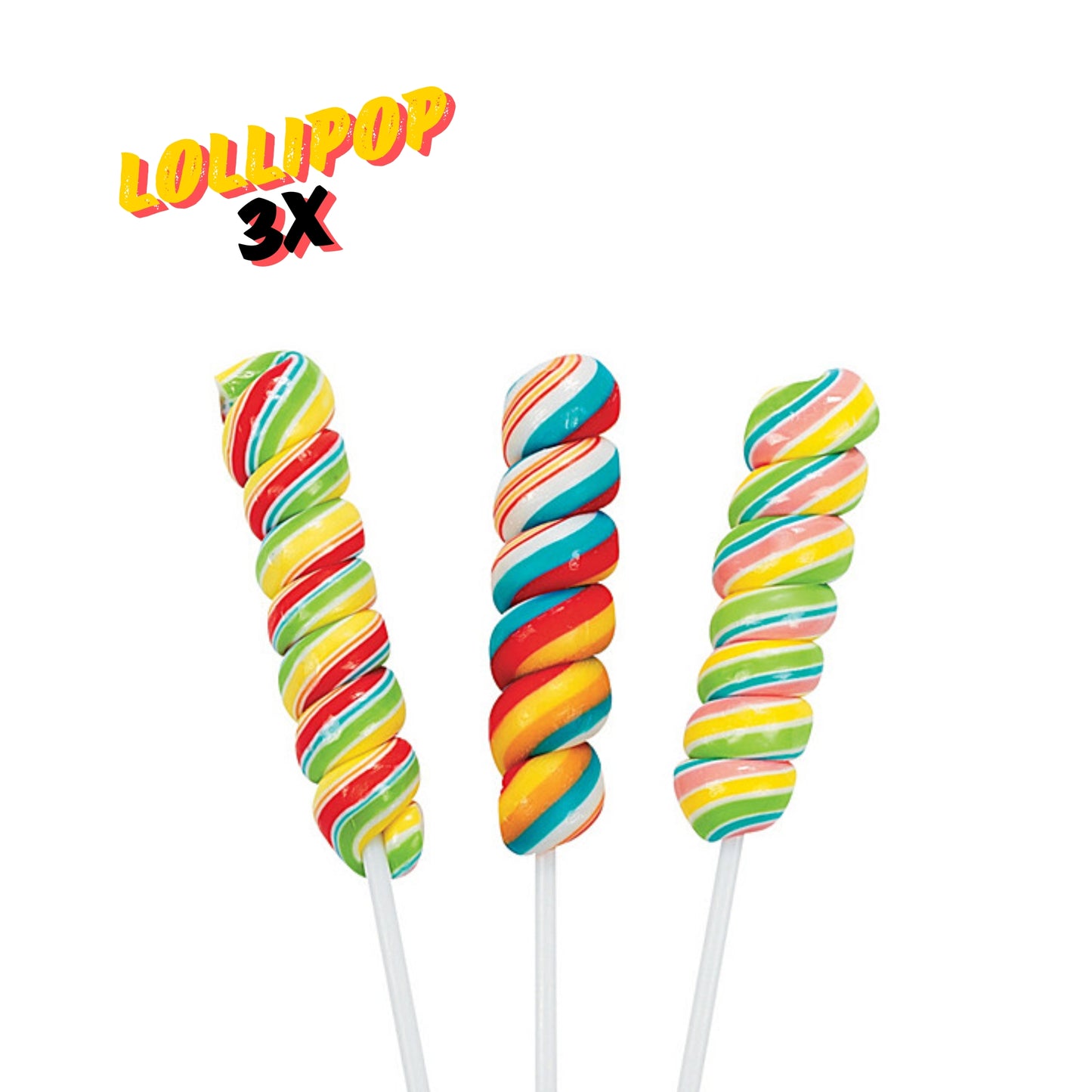 Twisty Lollipop 3pk