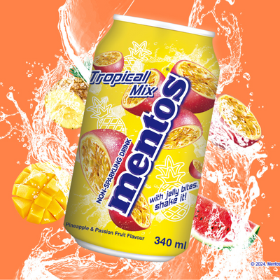 Mentos Tropical Mix 340ml