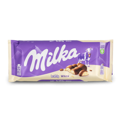 Milka Bubbly White Chocolate Bar 95g