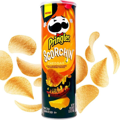 Pringles Scorchin Cheddar 156g