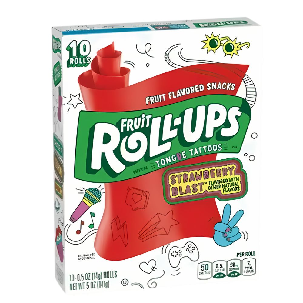 Fruit Roll-Ups Strawberry Blast 141g
