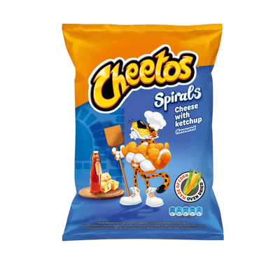 Cheetos Spirals Cheese & Ketchup 130g