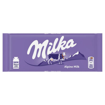 Milka Alpine Milk Chocolate 90 g