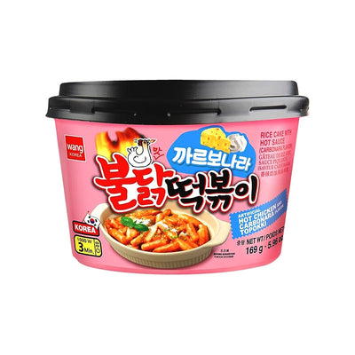 WANG Extreme Spicy Topokki Carbonara 169g
