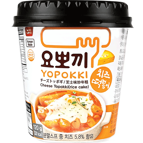 YOPOKKI Cheese Topokki Rice Cake 120g