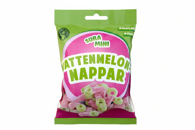Candy People Sura Mini Vannmelon Nappar 70g