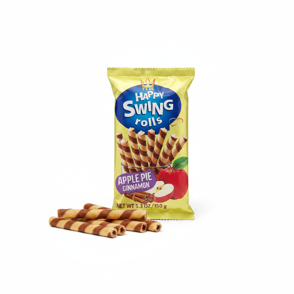 Happy Swing Rolls Apple Pie Cinnamon 150g