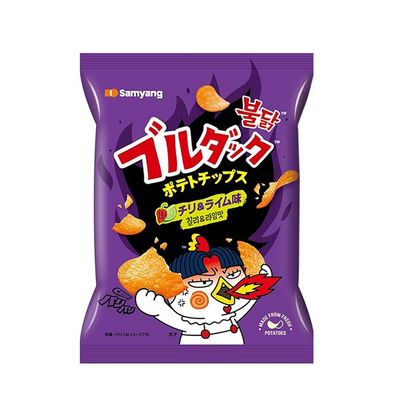 Buldak Potato Chips Chilli Lime Flavour 55g