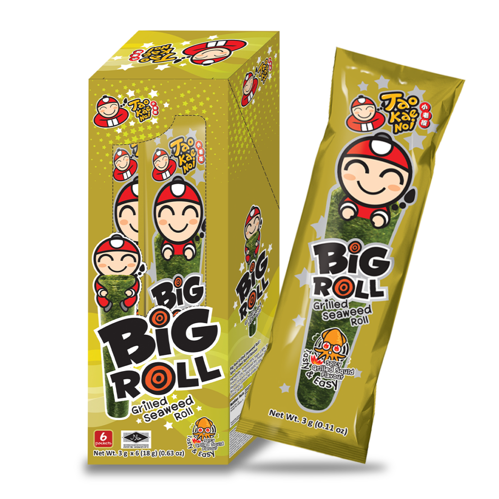 Taokaenoi Big Roll Grill Spicy Squid 27g