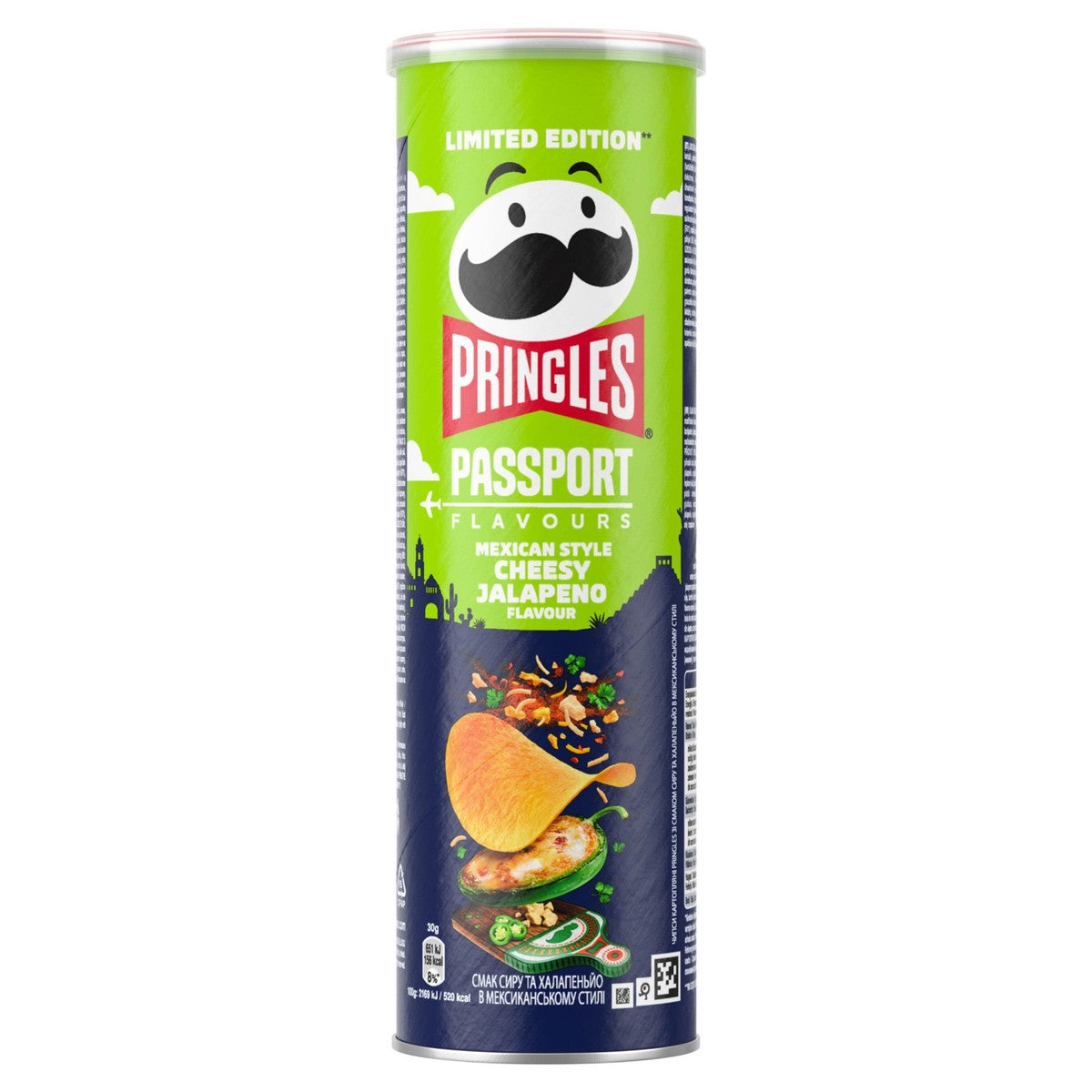 Pringles Passport Cheesy Jalapeno 165g