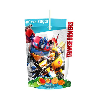 Transformers Tropical Fruit Pouch Drink 200ml