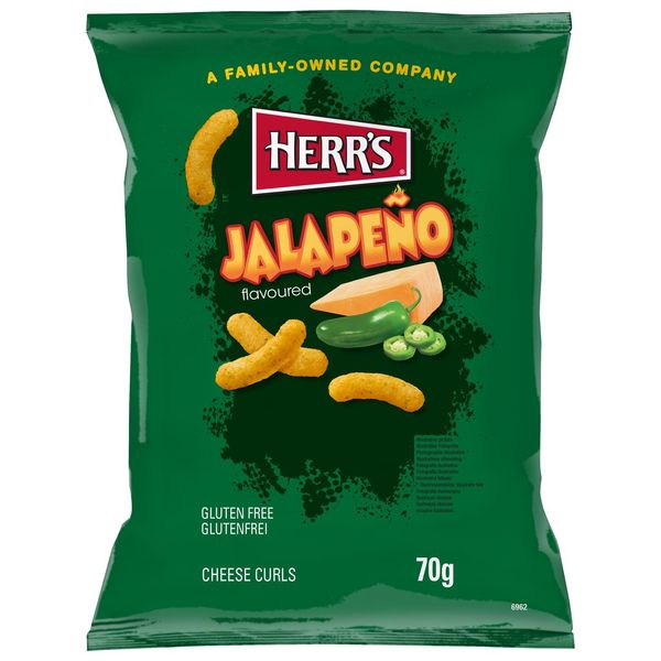 Herr's Jalapeno Cheese Curls 70g