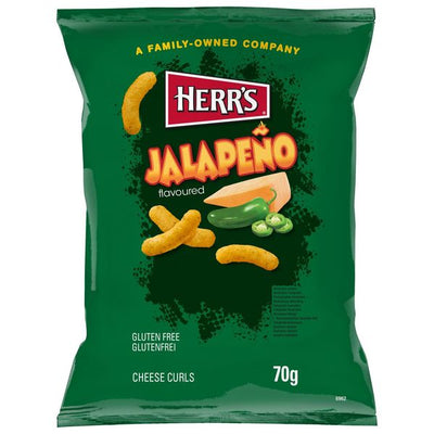Herr's Jalapeno Cheese Curls 70g