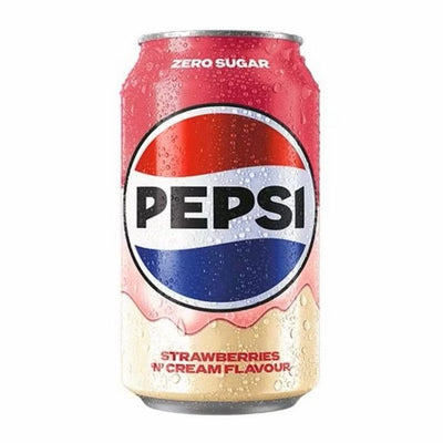 Pepsi Strawberry Cream Soda Zero 330ml