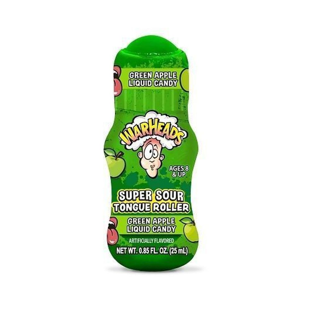 Warheads Super Sour Tongue Roller Green Apple 25ml