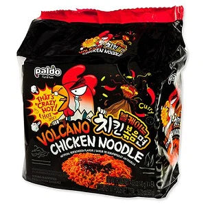 Paldo Volcano Chicken Noodle 4pk
