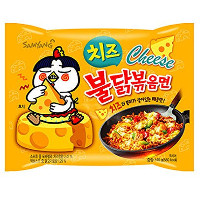 SamYang Buldak Cheese Hot Chicken Flavour Korean Noodles - 140 g