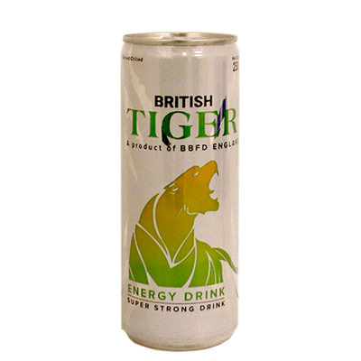 British Tiger Tropisk Fruktsmak 250ml