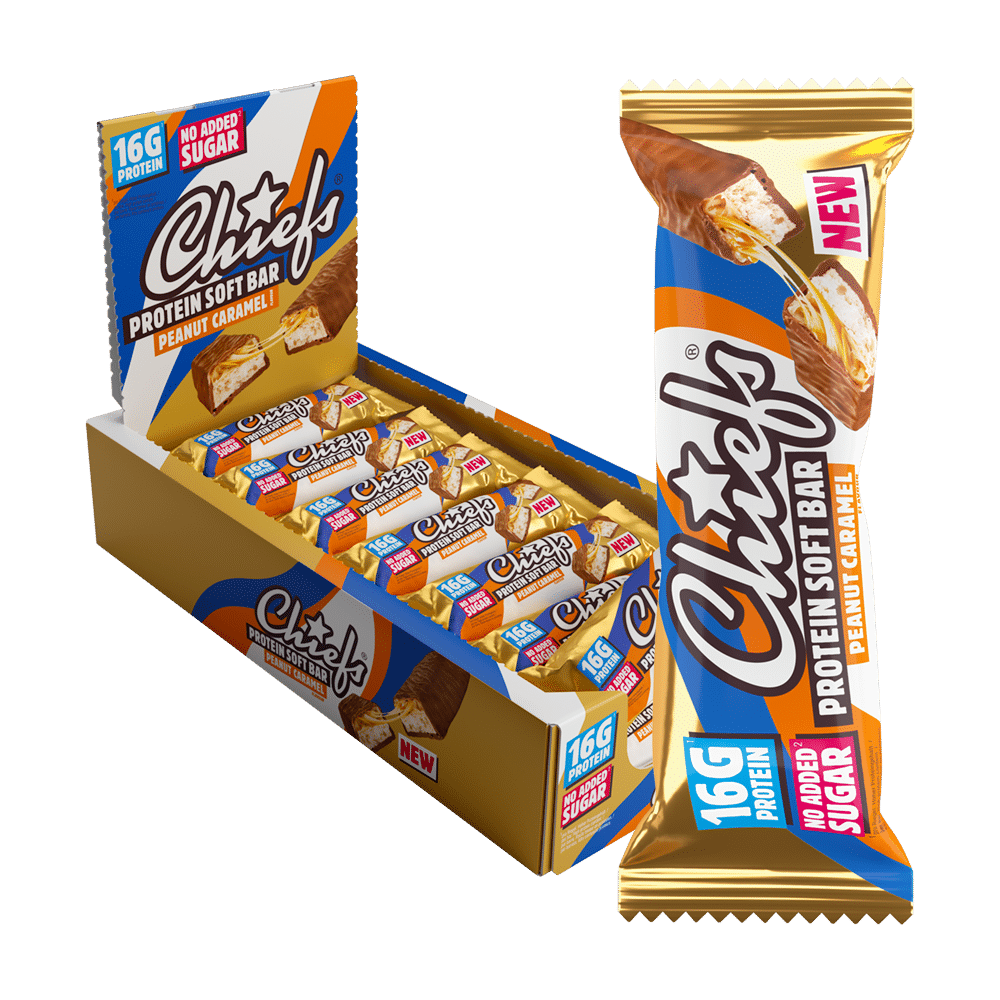 Chiefs ProteinBar Soft Peanut Caramel 55g